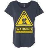 T-Shirts Vintage Navy / X-Small God of Thunder Triblend Dolman Sleeve