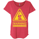 T-Shirts Vintage Red / X-Small God of Thunder Triblend Dolman Sleeve