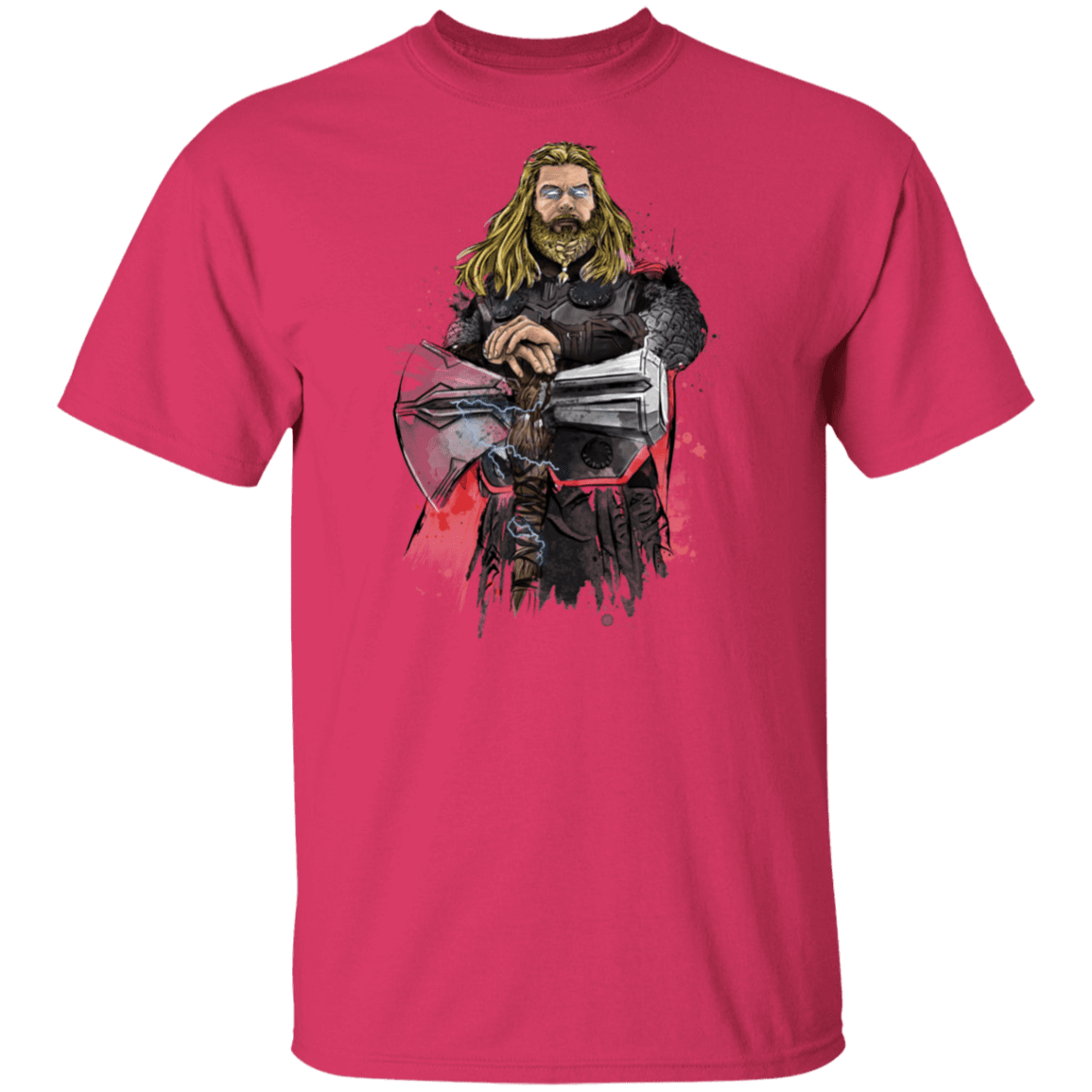 T-Shirts Heliconia / S God of Thunder Watercolor T-Shirt