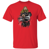T-Shirts Red / S God of Thunder Watercolor T-Shirt