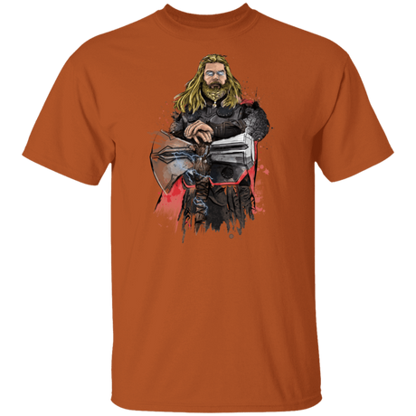 T-Shirts Texas Orange / S God of Thunder Watercolor T-Shirt