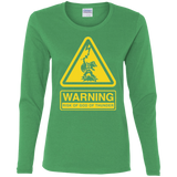 T-Shirts Irish Green / S God of Thunder Women's Long Sleeve T-Shirt