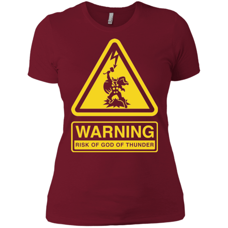 T-Shirts Scarlet / X-Small God of Thunder Women's Premium T-Shirt
