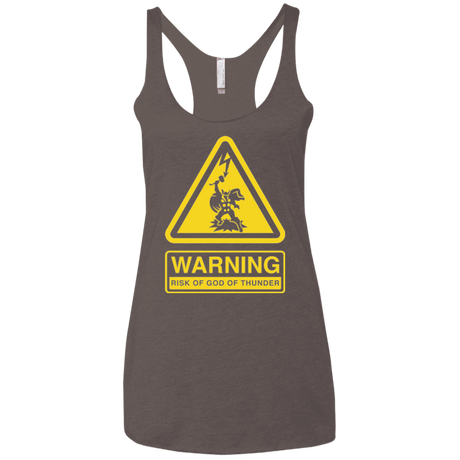 T-Shirts Macchiato / X-Small God of Thunder Women's Triblend Racerback Tank