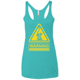 T-Shirts Tahiti Blue / X-Small God of Thunder Women's Triblend Racerback Tank