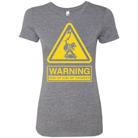 T-Shirts Premium Heather / S God of Thunder Women's Triblend T-Shirt