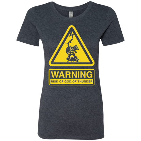 T-Shirts Vintage Navy / S God of Thunder Women's Triblend T-Shirt