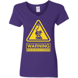 T-Shirts Purple / S God of Thunder Women's V-Neck T-Shirt