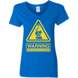 T-Shirts Royal / S God of Thunder Women's V-Neck T-Shirt