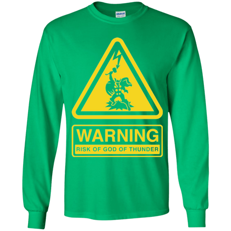 T-Shirts Irish Green / YS God of Thunder Youth Long Sleeve T-Shirt