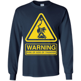 T-Shirts Navy / YS God of Thunder Youth Long Sleeve T-Shirt