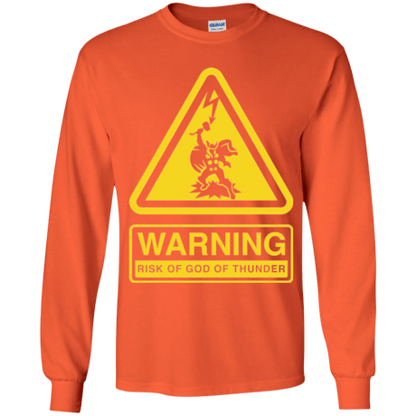 T-Shirts Orange / YS God of Thunder Youth Long Sleeve T-Shirt