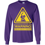 T-Shirts Purple / YS God of Thunder Youth Long Sleeve T-Shirt