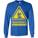 T-Shirts Royal / YS God of Thunder Youth Long Sleeve T-Shirt