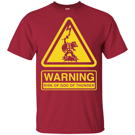 T-Shirts Cardinal / YXS God of Thunder Youth T-Shirt