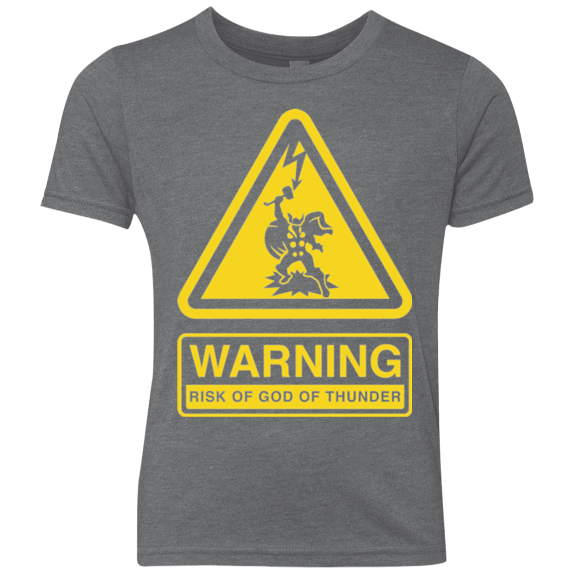 T-Shirts Premium Heather / YXS God of Thunder Youth Triblend T-Shirt