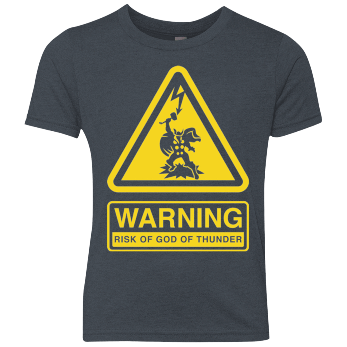 T-Shirts Vintage Navy / YXS God of Thunder Youth Triblend T-Shirt