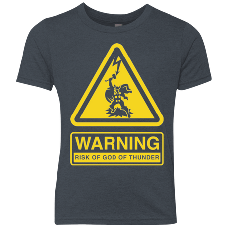 T-Shirts Vintage Navy / YXS God of Thunder Youth Triblend T-Shirt