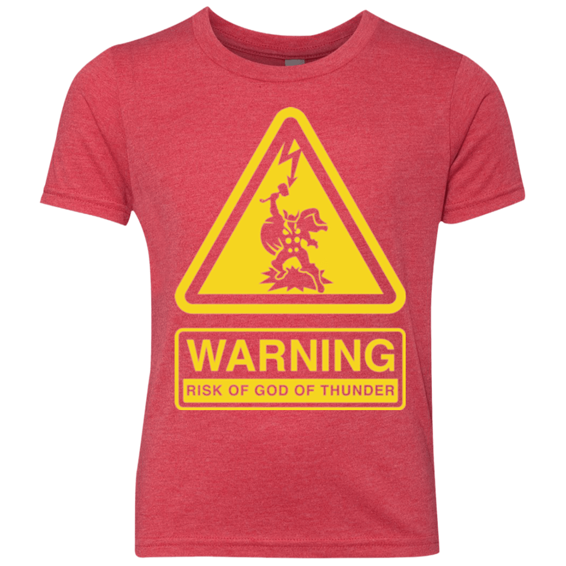 T-Shirts Vintage Red / YXS God of Thunder Youth Triblend T-Shirt