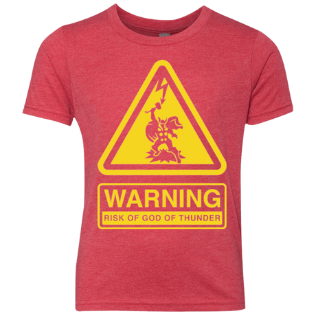 T-Shirts Vintage Red / YXS God of Thunder Youth Triblend T-Shirt