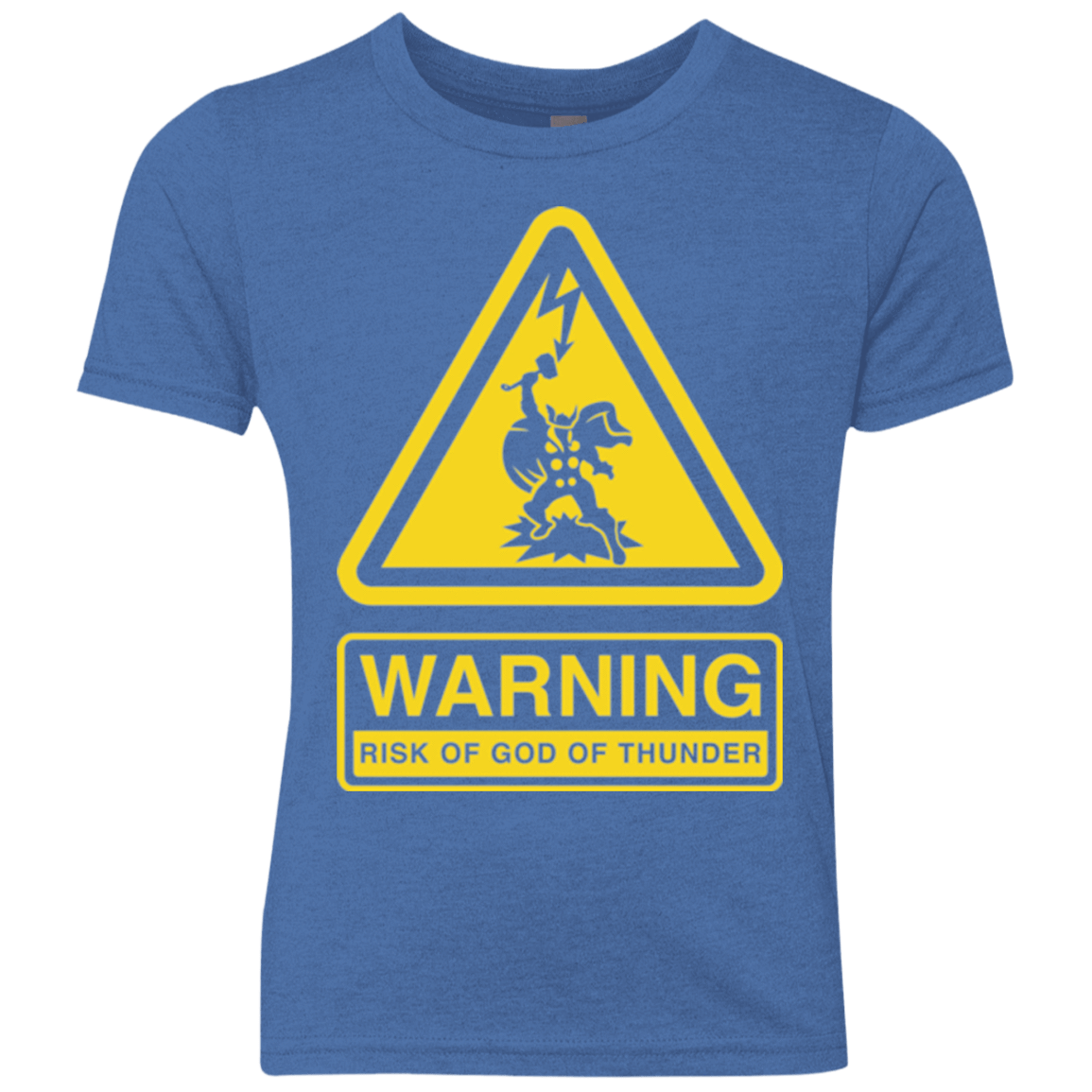 T-Shirts Vintage Royal / YXS God of Thunder Youth Triblend T-Shirt