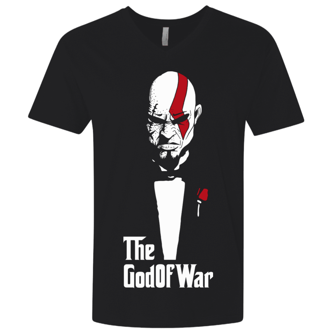 T-Shirts Black / X-Small God of War Men's Premium V-Neck