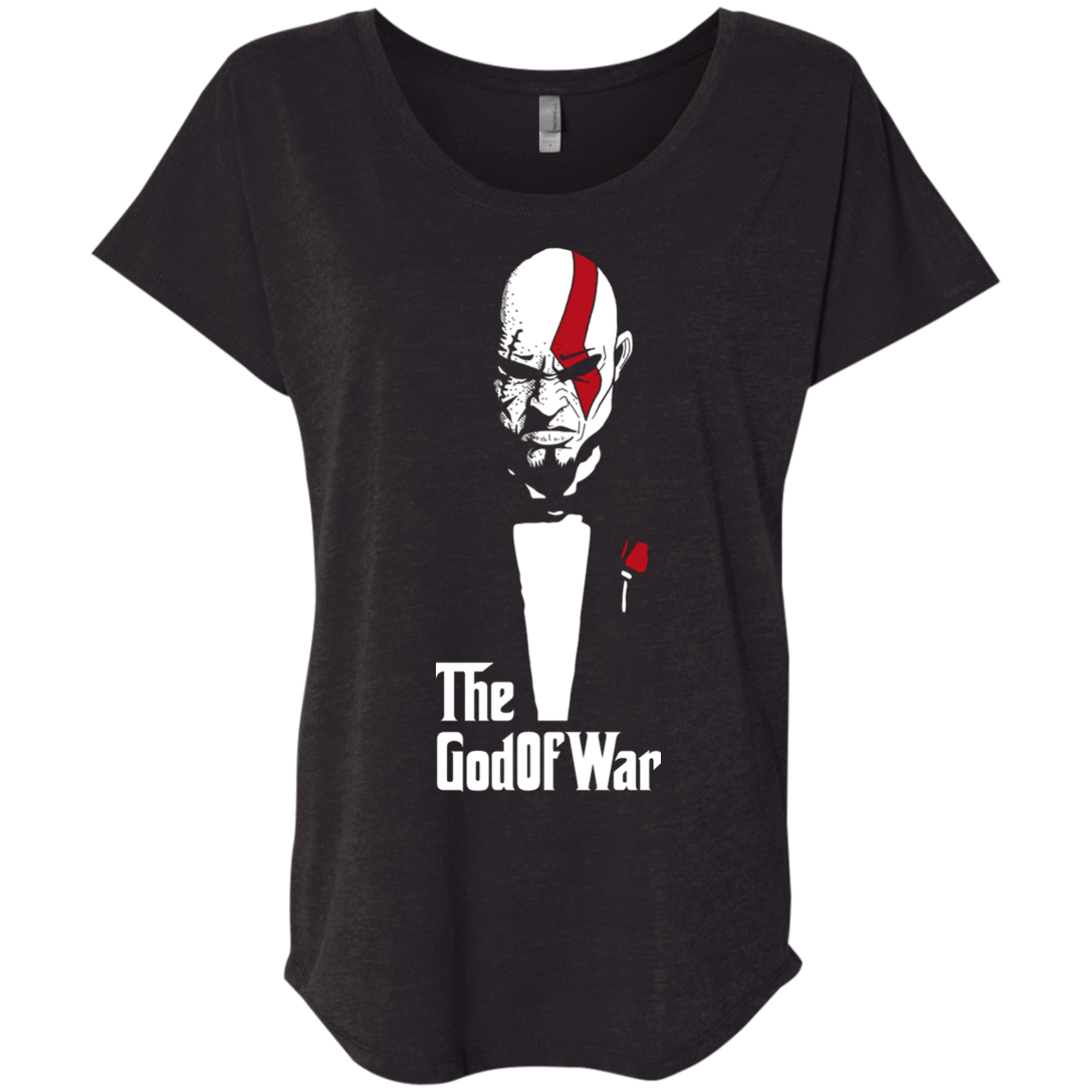 T-Shirts Vintage Black / X-Small God of War Triblend Dolman Sleeve