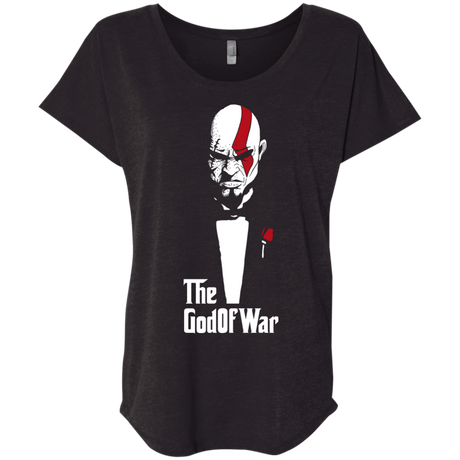 T-Shirts Vintage Black / X-Small God of War Triblend Dolman Sleeve