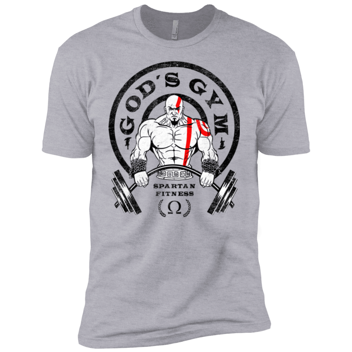 T-Shirts Heather Grey / YXS God's Gym Boys Premium T-Shirt