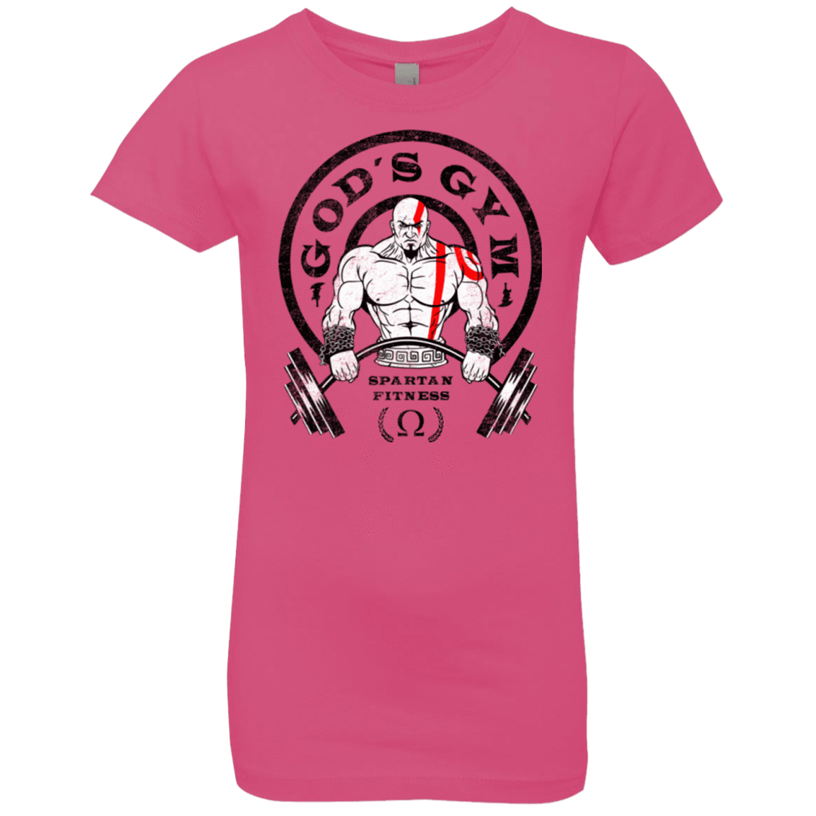 T-Shirts Hot Pink / YXS God's Gym Girls Premium T-Shirt