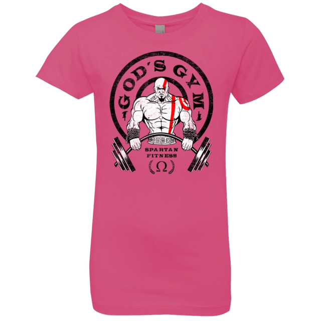 T-Shirts Hot Pink / YXS God's Gym Girls Premium T-Shirt