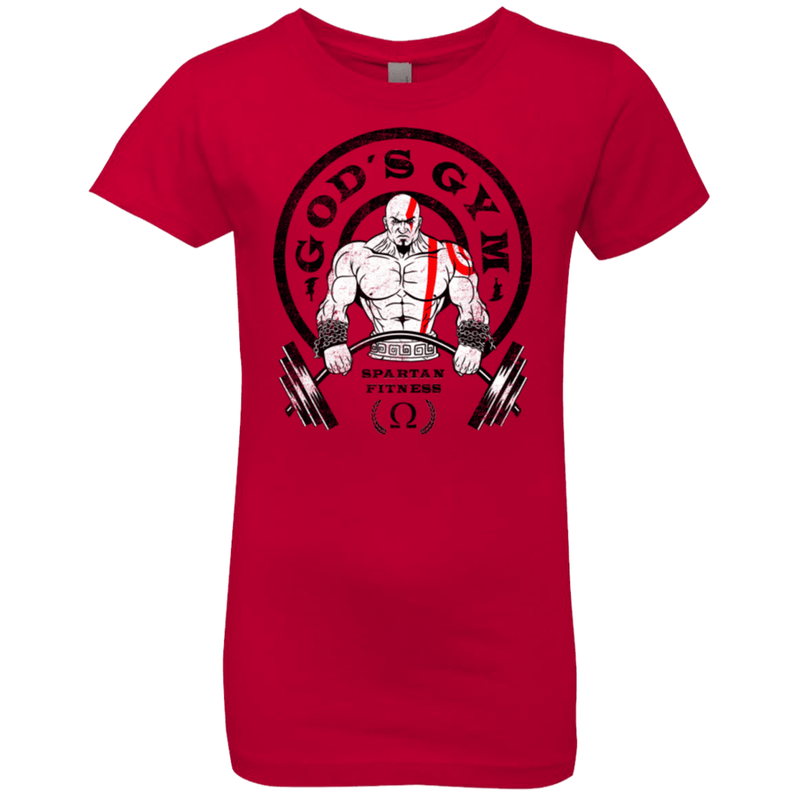 T-Shirts Red / YXS God's Gym Girls Premium T-Shirt