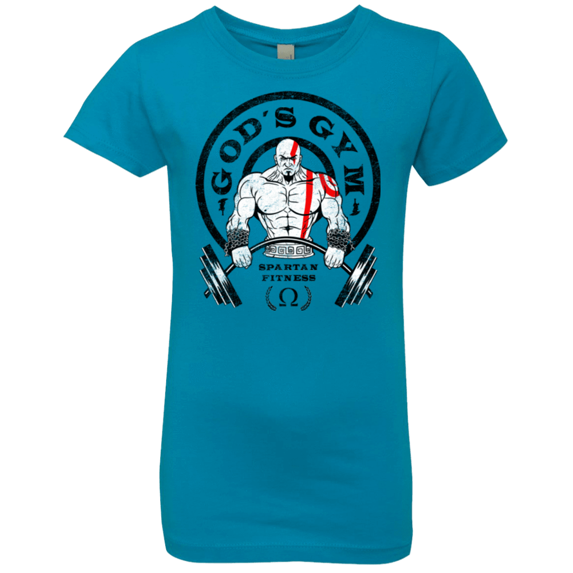 T-Shirts Turquoise / YXS God's Gym Girls Premium T-Shirt