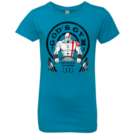 T-Shirts Turquoise / YXS God's Gym Girls Premium T-Shirt