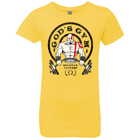 T-Shirts Vibrant Yellow / YXS God's Gym Girls Premium T-Shirt
