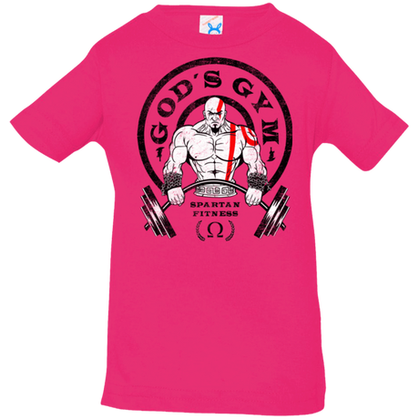 T-Shirts Hot Pink / 6 Months God's Gym Infant Premium T-Shirt