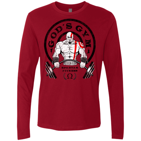 T-Shirts Cardinal / Small God's Gym Men's Premium Long Sleeve