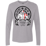 T-Shirts Heather Grey / Small God's Gym Men's Premium Long Sleeve