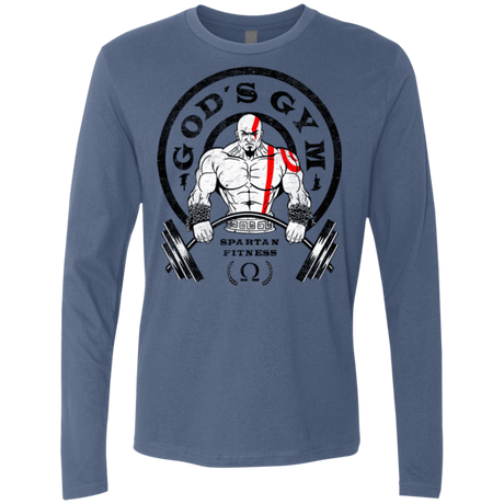 T-Shirts Indigo / Small God's Gym Men's Premium Long Sleeve