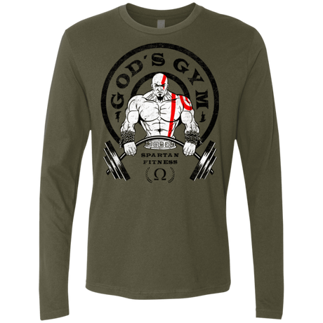 T-Shirts Military Green / Small God's Gym Men's Premium Long Sleeve