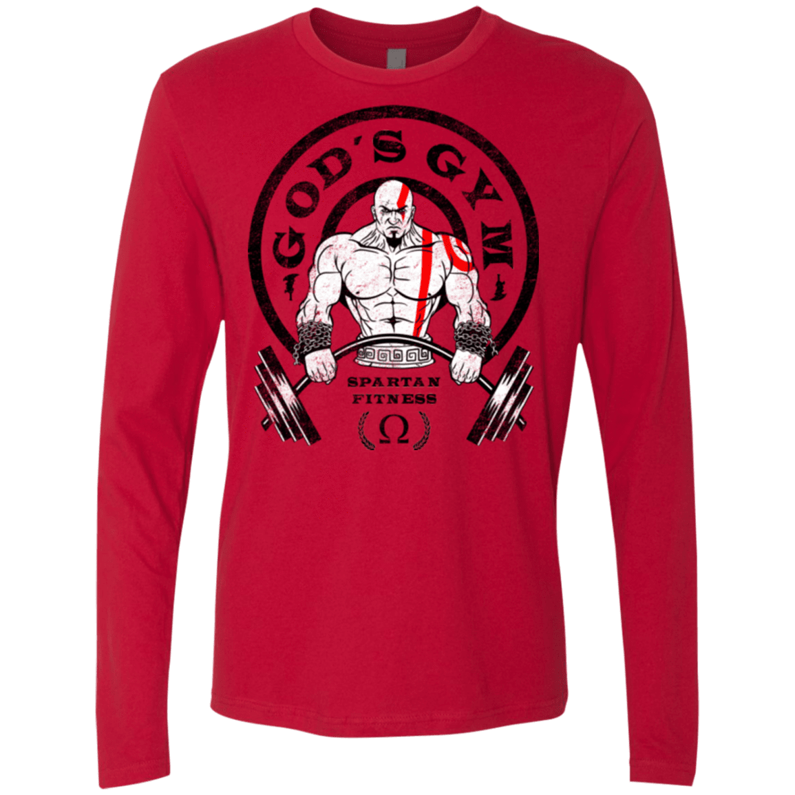T-Shirts Red / Small God's Gym Men's Premium Long Sleeve