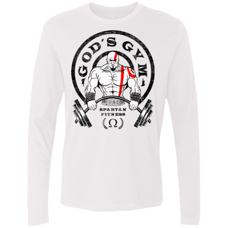 T-Shirts White / Small God's Gym Men's Premium Long Sleeve