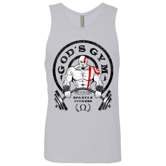 T-Shirts Heather Grey / Small God's Gym Men's Premium Tank Top