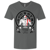 T-Shirts Heavy Metal / X-Small God's Gym Men's Premium V-Neck