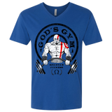 T-Shirts Royal / X-Small God's Gym Men's Premium V-Neck