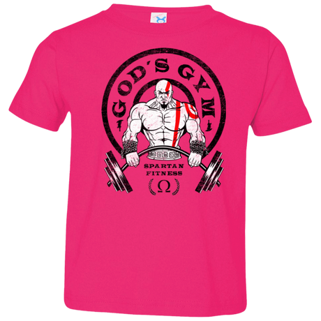 T-Shirts Hot Pink / 2T God's Gym Toddler Premium T-Shirt