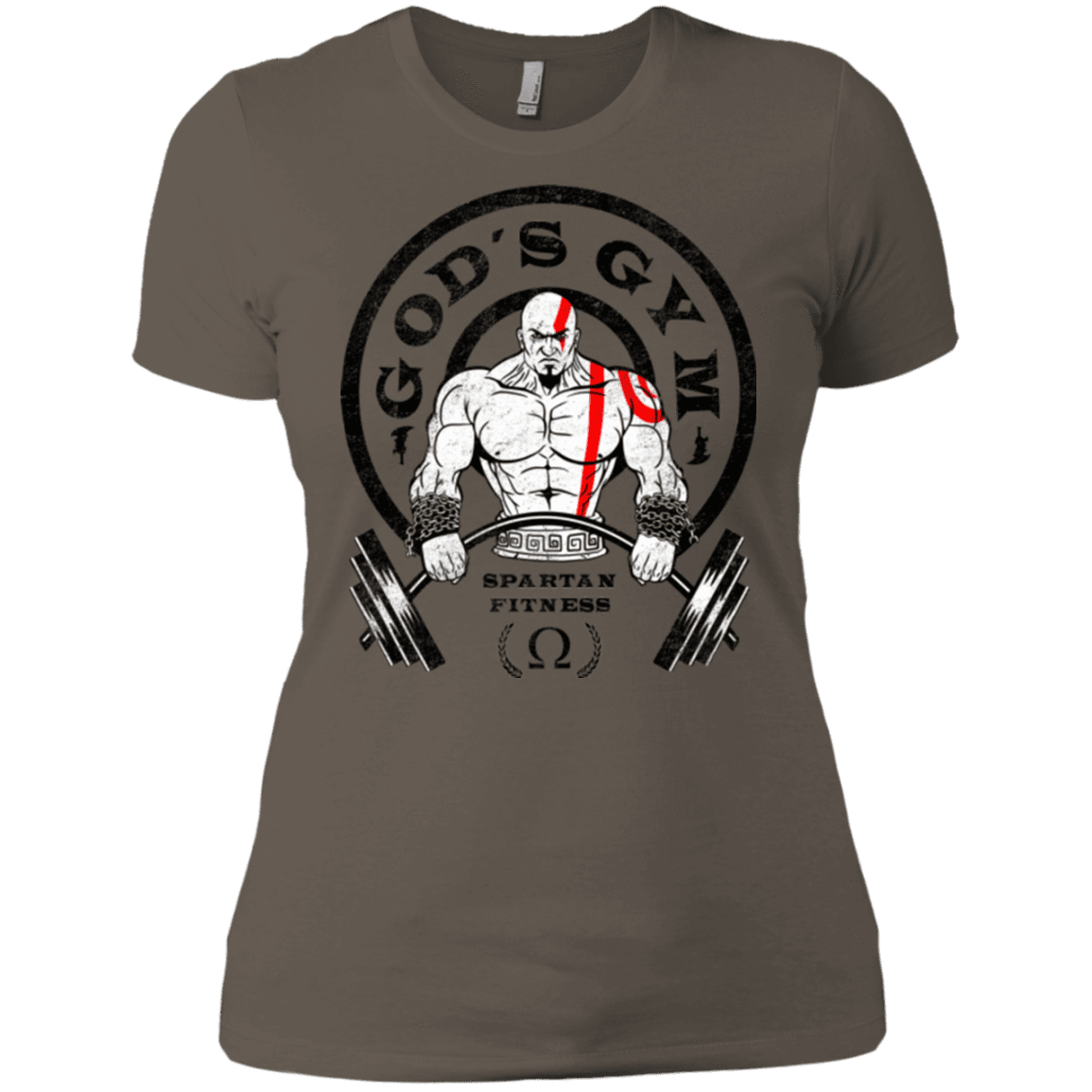 T-Shirts Warm Grey / X-Small God's Gym Women's Premium T-Shirt
