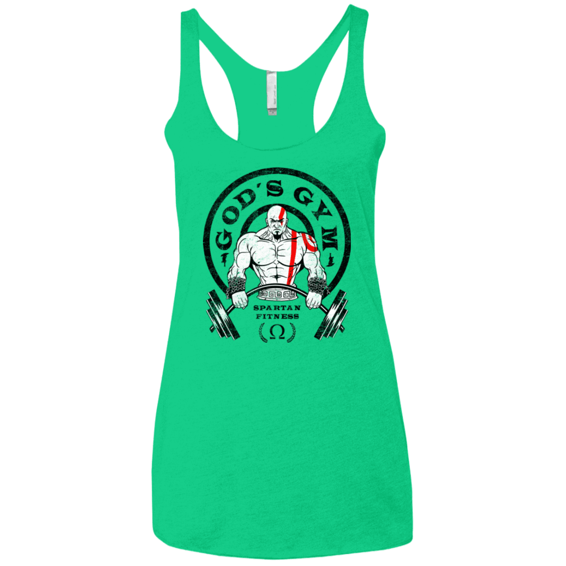 T-Shirts Envy / X-Small God's Gym Women's Triblend Racerback Tank