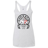 T-Shirts Heather White / X-Small God's Gym Women's Triblend Racerback Tank