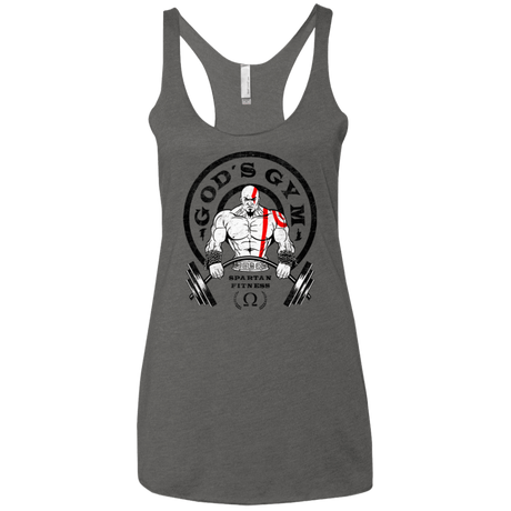 T-Shirts Premium Heather / X-Small God's Gym Women's Triblend Racerback Tank